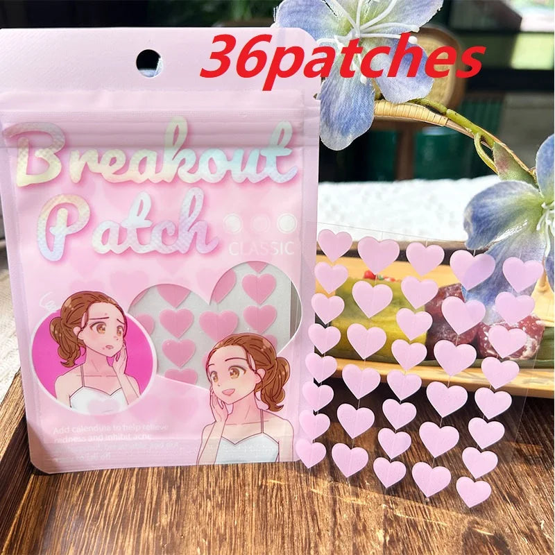 Star Hydrocolloid Acne Patches - Invisible Pimple Spot Stickers for Blemish Coverage and Daily Skincare