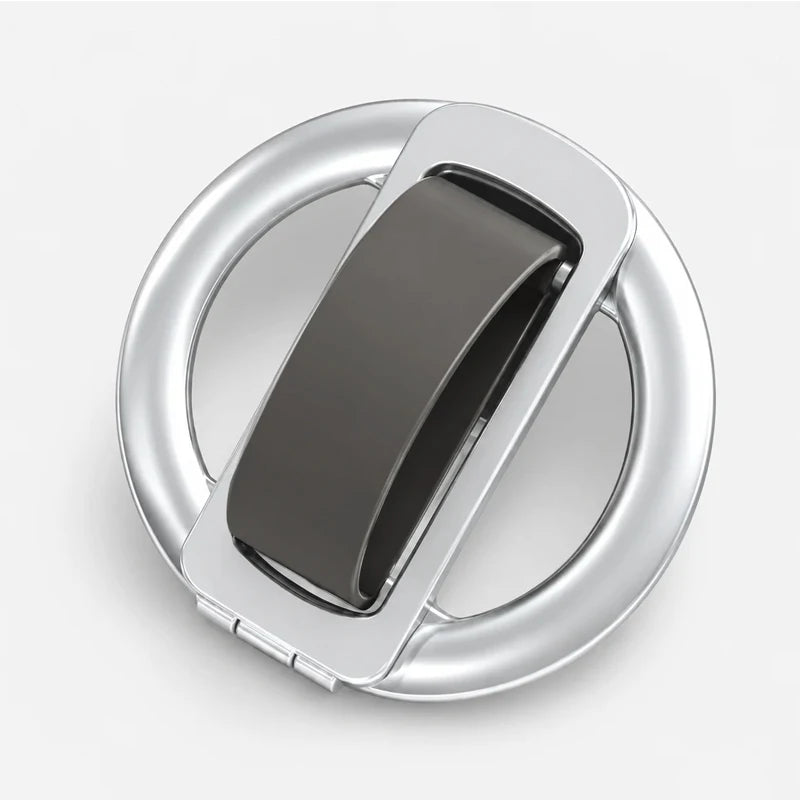 Silicone Magnetic Phone Ring Holder - MagSafe Rotatable Wristband Stand & Grip