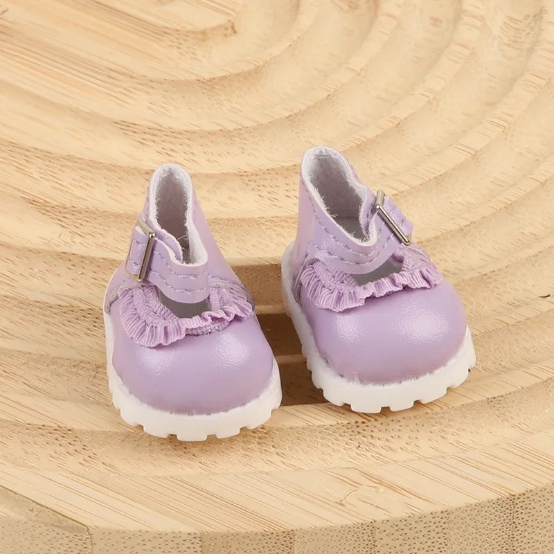 17cm Labubu Doll Clothes — Macaron Outfit Set with Hair Accessories | Cute DIY Gift for Kids