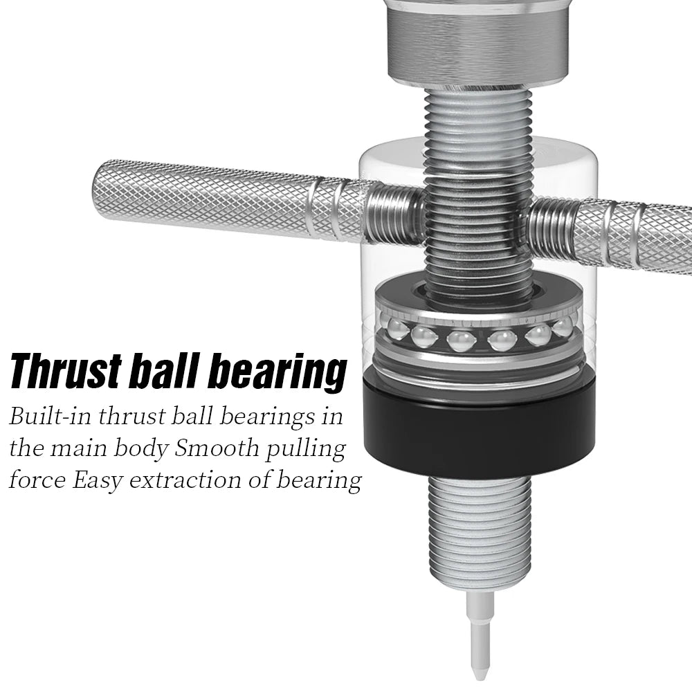 LEBYCLE Bike Hub Bearing Removal Tool — MTB & Road Bicycle Hub Tower Puller for Hub Repair