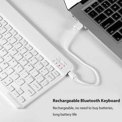 Mini Bluetooth Wireless Keyboard Set - Universal Phone Tablet iPad Keyboard and Mouse Accessories