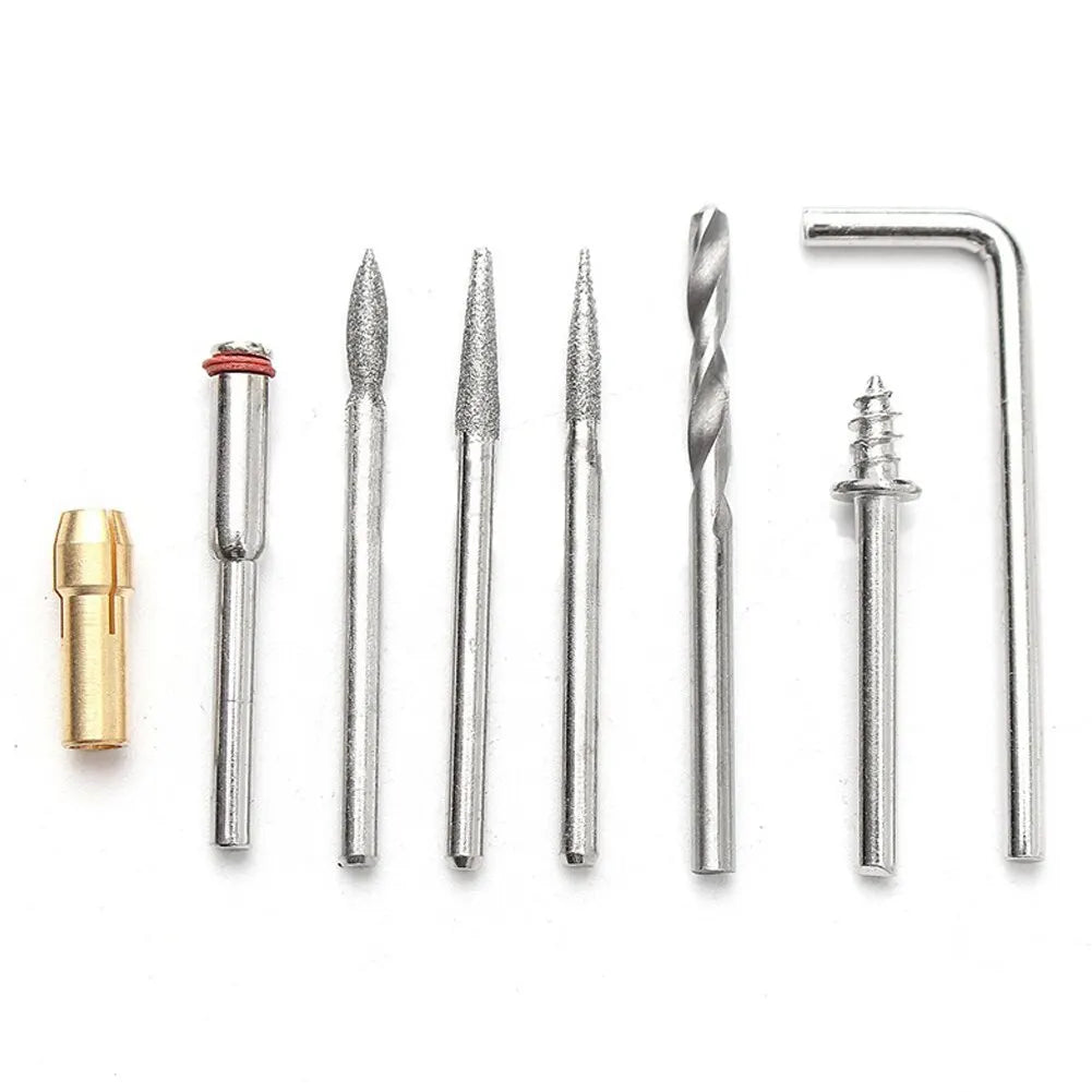 40PCS Micro Abrasive Tool Set | Electric Drill Multi-Rotor Accessory Set for Sharpening & Polishing