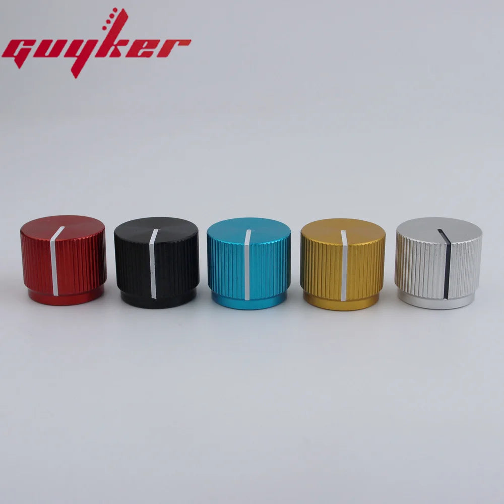 Aluminum Flat Top Bass Knob - 16MM Guitar Control Knob Available in Five Colors for Electric Bass