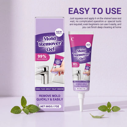 Multi-Purpose Cleaning Gel Stain Remover - Powerful Cleaner for Tile Grout, Sinks, Floors, Toilets & Household Surfaces