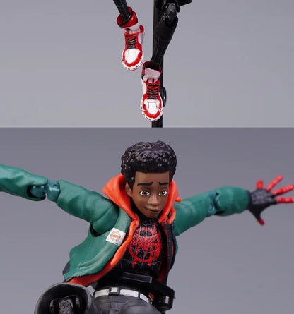 Miles Morales Spider-Man Action Figure — Into the Spider-Verse Collectible Toy for Kids Gift