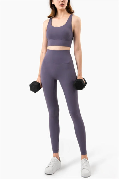 Women’s Summer Crossback Sports Bra — Breathable Fitness & Yoga Tank Top | Gym Crop Top