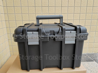 Large Portable Toolbox — Height-Adjustable Tool Organizer Suitcase for Garage, Workshop & Hardware Parts
