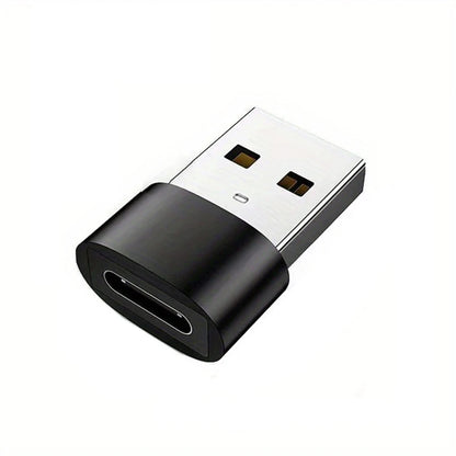 USB-C to USB Adapter – Type-C Male to Female Converter for Phones, PCs, and Laptops, 1/2/5pcs Pack