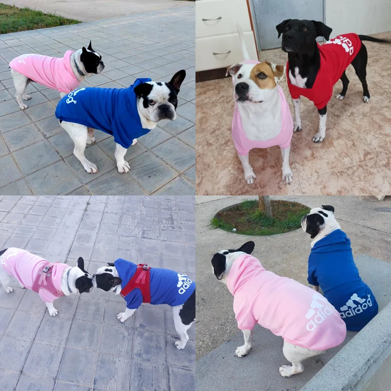 2021 Winter Pet Dog Clothes – Fleece Hoodies and Warm Sweatshirts for Small, Medium, and Large Dogs, Stylish Jacket Costumes