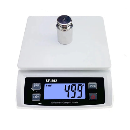 30KG/1G Digital Kitchen Scale – High Precision Household Food Weight Scale with LCD Display, Electronic Balance Scale for Cooking & Baking