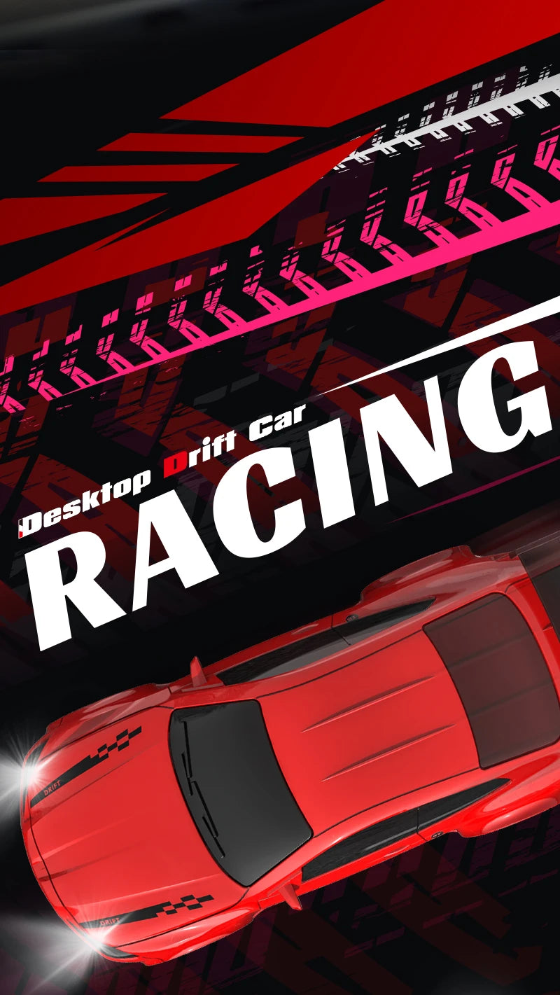 4WD 1:64 Mini RC Drift Car — 2.4GHz Palm Racing Remote Control Toy for Kids & Collectors