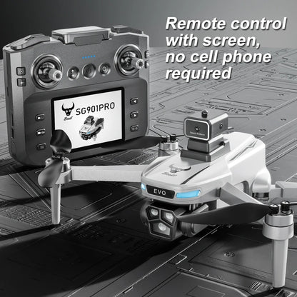 SG109 PRO MAX Drone - 8K Professional GPS HD Camera, 5G WiFi FPV Video, 4K UAV with 5.9 Inch Large Screen Remote Control