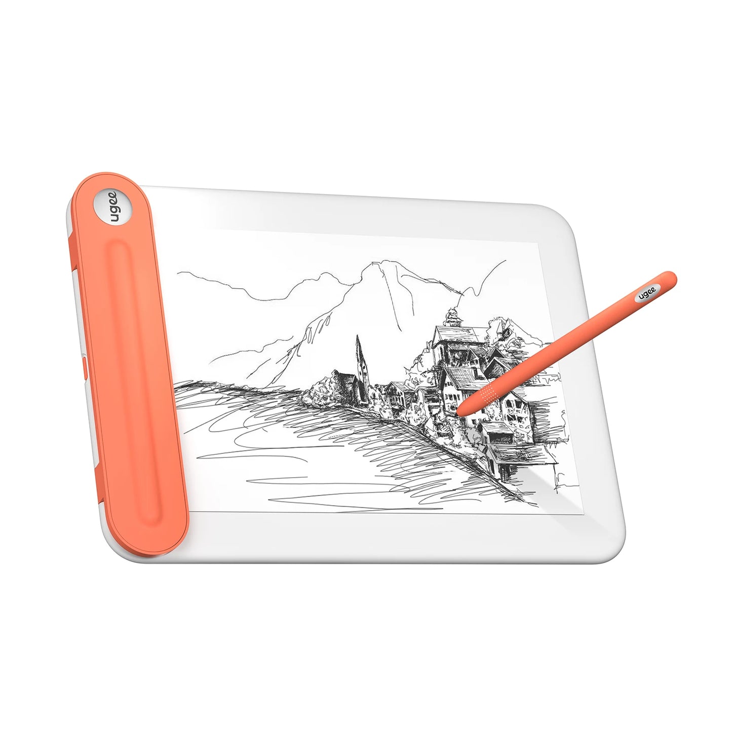 UGEE Battery-Free Stylus Pen - 8192 Pressure Level Digital Drawing Tablet Pen for Art & Design