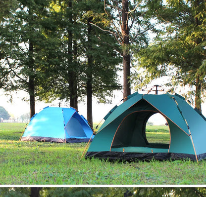 Outdoor Folding Tent – Fully Automatic Quick Open, 3-4 Person Self-Driving Camping Tent, Rain & Sun Proof, Portable