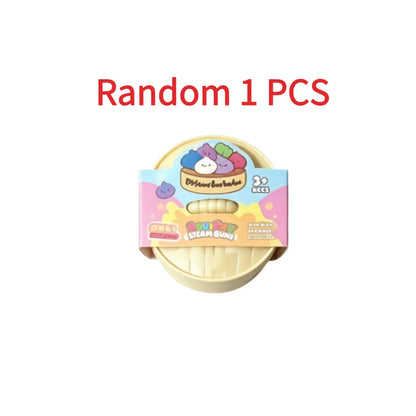 Colorful Dumpling Squishy Toy - Blind Box Stress Relief Squeeze Toy for Anxiety Relaxation and Fun