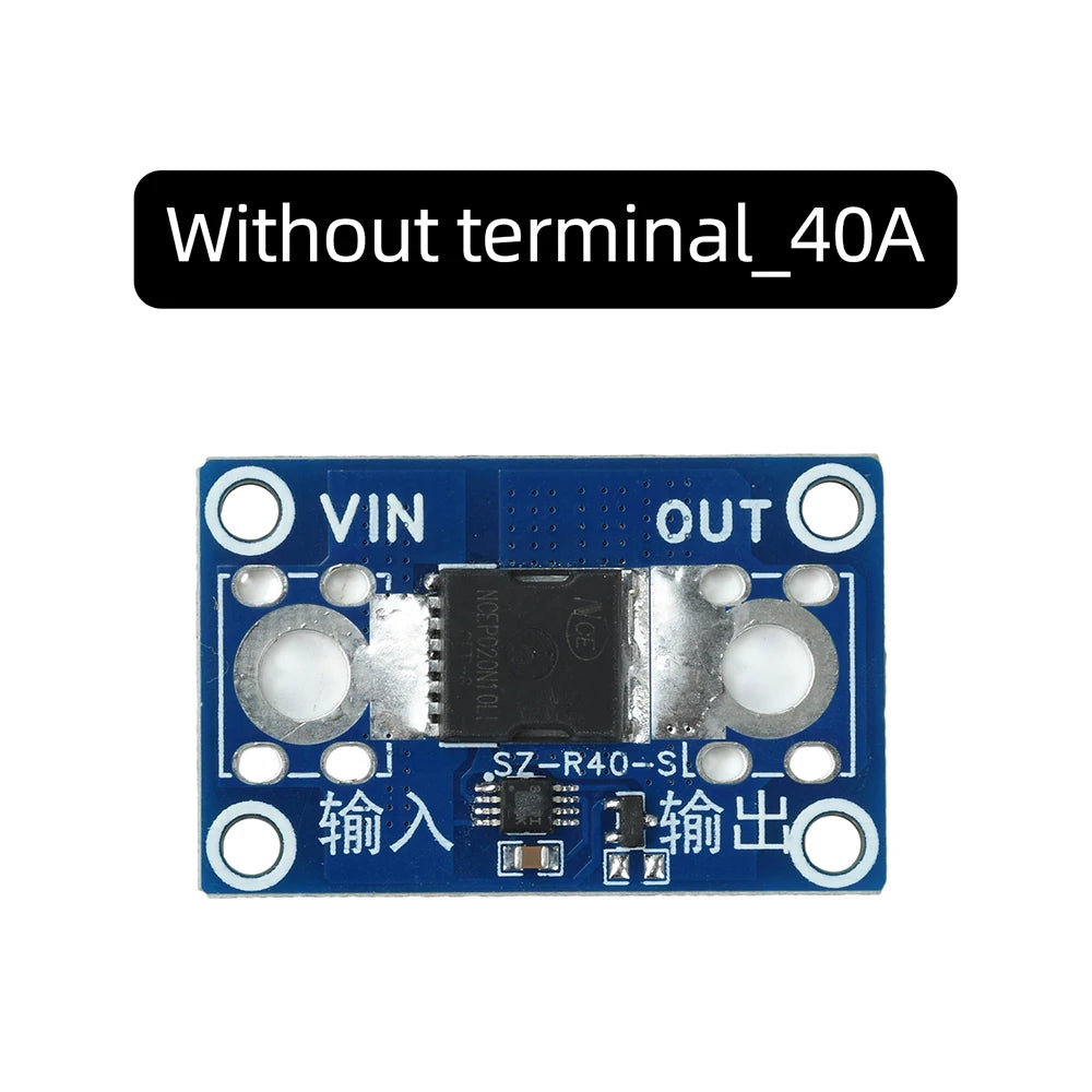 Ideal Diode Module 40A 65A 100A - No-Ground Anti-Reverse Current & Backfeed Protection for Solar and Battery Power Systems