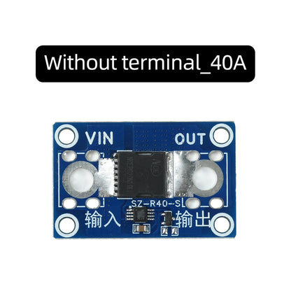 Ideal Diode Module 40A 65A 100A - No-Ground Anti-Reverse Current & Backfeed Protection for Solar and Battery Power Systems
