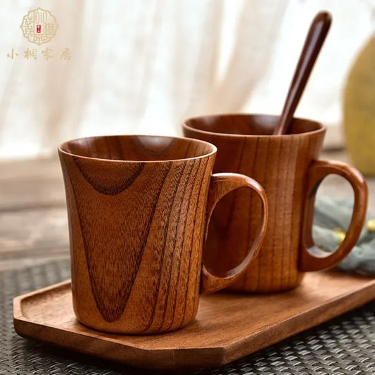Japanese Creative Jujube Sour Wood Cup – High Beauty, High Temperature Resistant Tea, Coffee & Beer Mug (1PC)