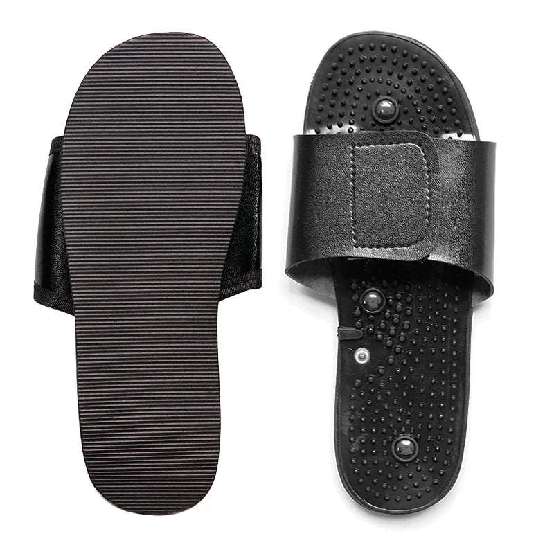 Foot Massage Slippers — Reflexology TENS & EMS Acupuncture Therapy for Feet Relaxation and Body Massage