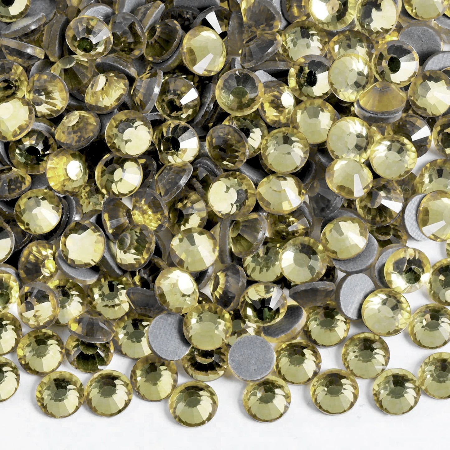 Bobohoo HotFix Crystal Rhinestones SS6-SS30 – Glitter Iron-On Strass Gems for Clothing, Dresses & DIY Crafts