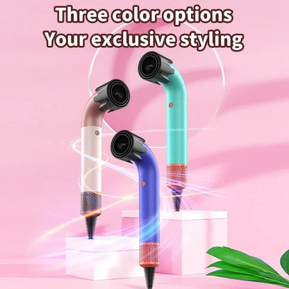 EU High-Speed Leafless Hair Dryer – Negative Ion Salon Diffuser Nozzle for Precise Styling
