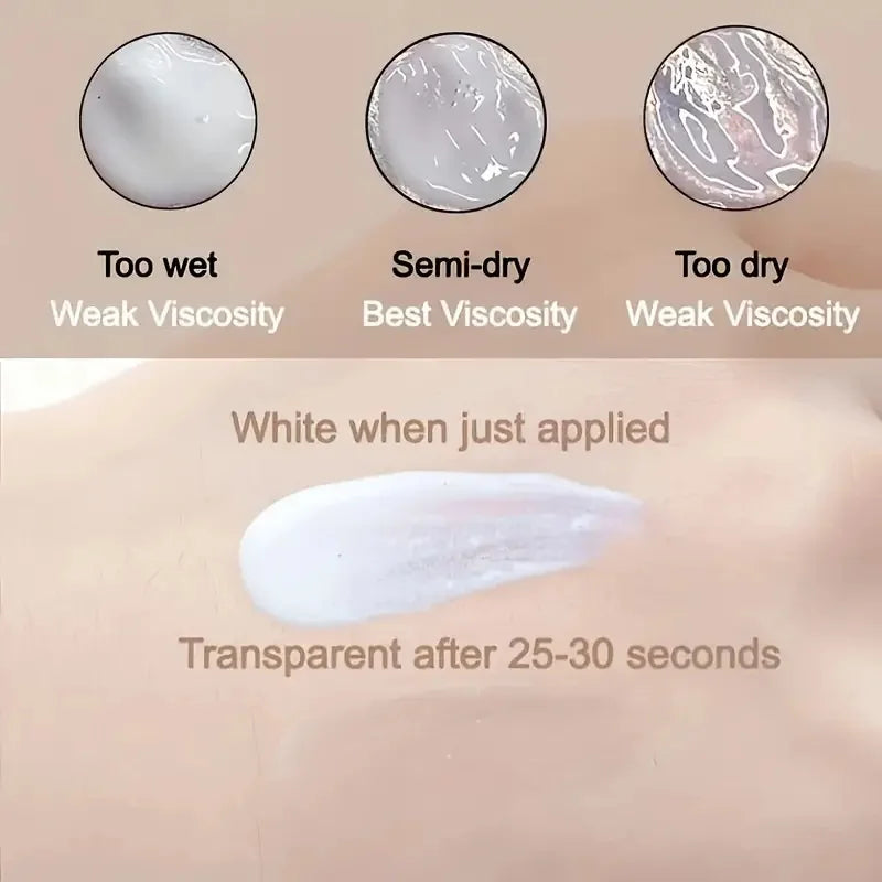 7g Waterproof Eyelash Glue Gel — Strong Hold for False, Individual & Cluster Lashes, Professional Salon & Home Use