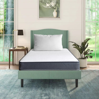 6 Inch Spring Mattress - Gel Memory Foam Hybrid Bed with High-Density Base Foam & Individually Pocket Springs