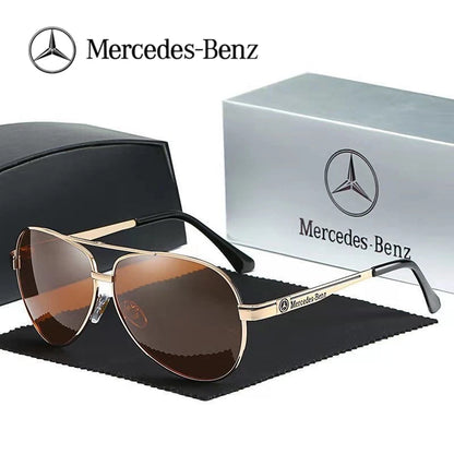 Mercedes Benz Polarized Sunglasses – Anti-Glare Driver Goggles for A, B, C, E, S, V Class, GLB, GLC, GLE, AMG, SLK, SLC, ML
