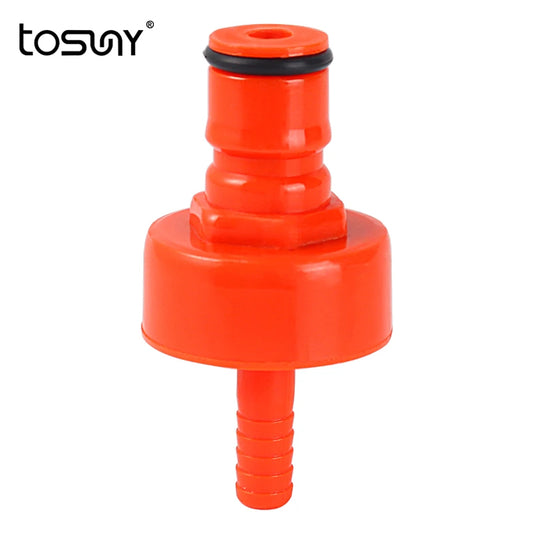 Home Brew Carbonation Cap & Line Cleaning Tool — Ball Lock Connector for Soda, Beer, PET Bottles