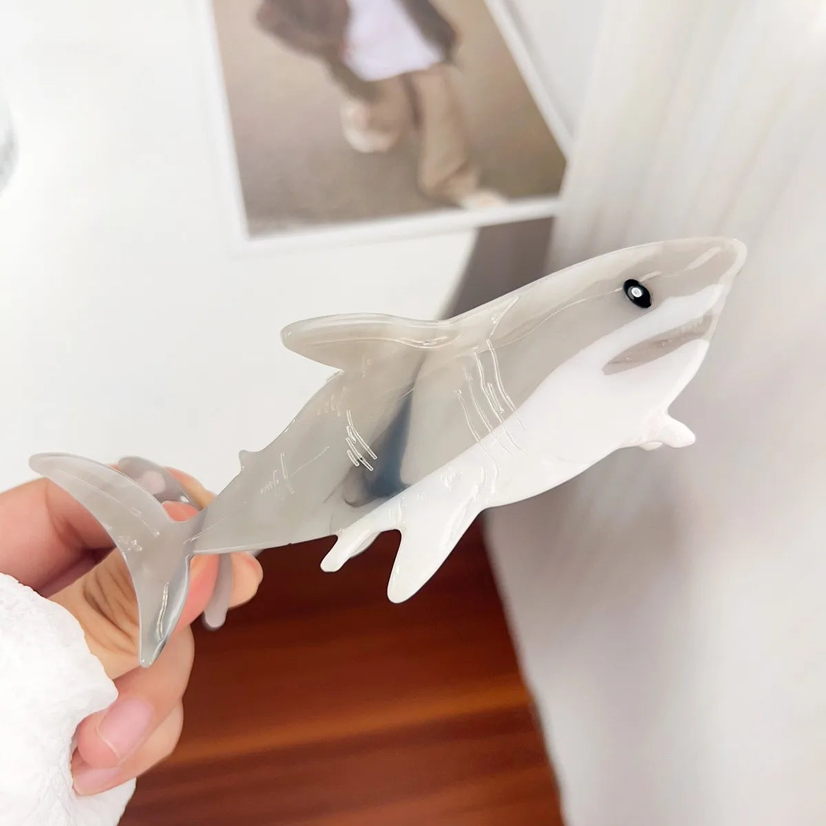 Ocean Beach Series Hair Claw | Hippocampus, Jellyfish & Dolphin Acetate Hair Clip for Women & Girls