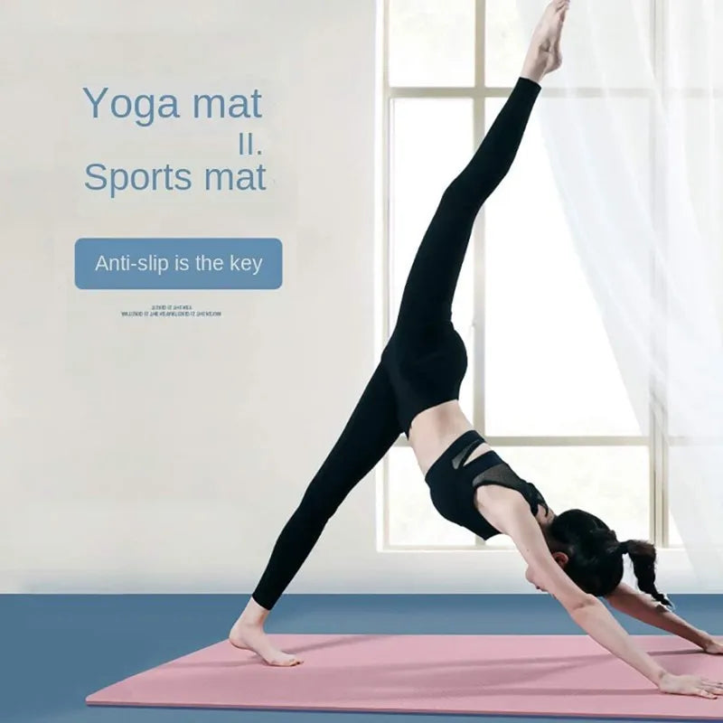 Premium 4MM Thick EVA Yoga Mat: Anti-slip Exercise Blanket for Fitness, Pilates, Gymnastics | Durable Fitness Equipment