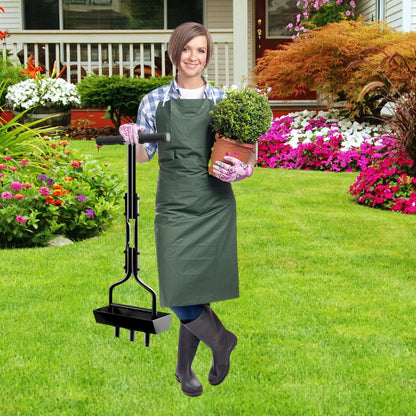 Manual Lawn Aerator Corer Tool - Plug Aerator with Cleaning Tool for Grass, Garden & Yard Care