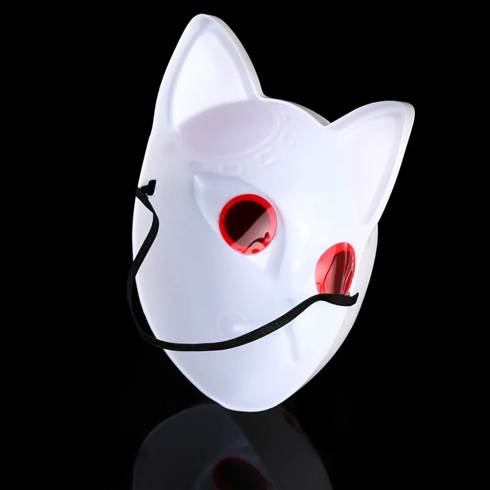 Anime Demon Cosplay Mask — Kimetsu No Yaiba Sabito & Makomo ABS Plastic, Deluxe Halloween Party Costume Props