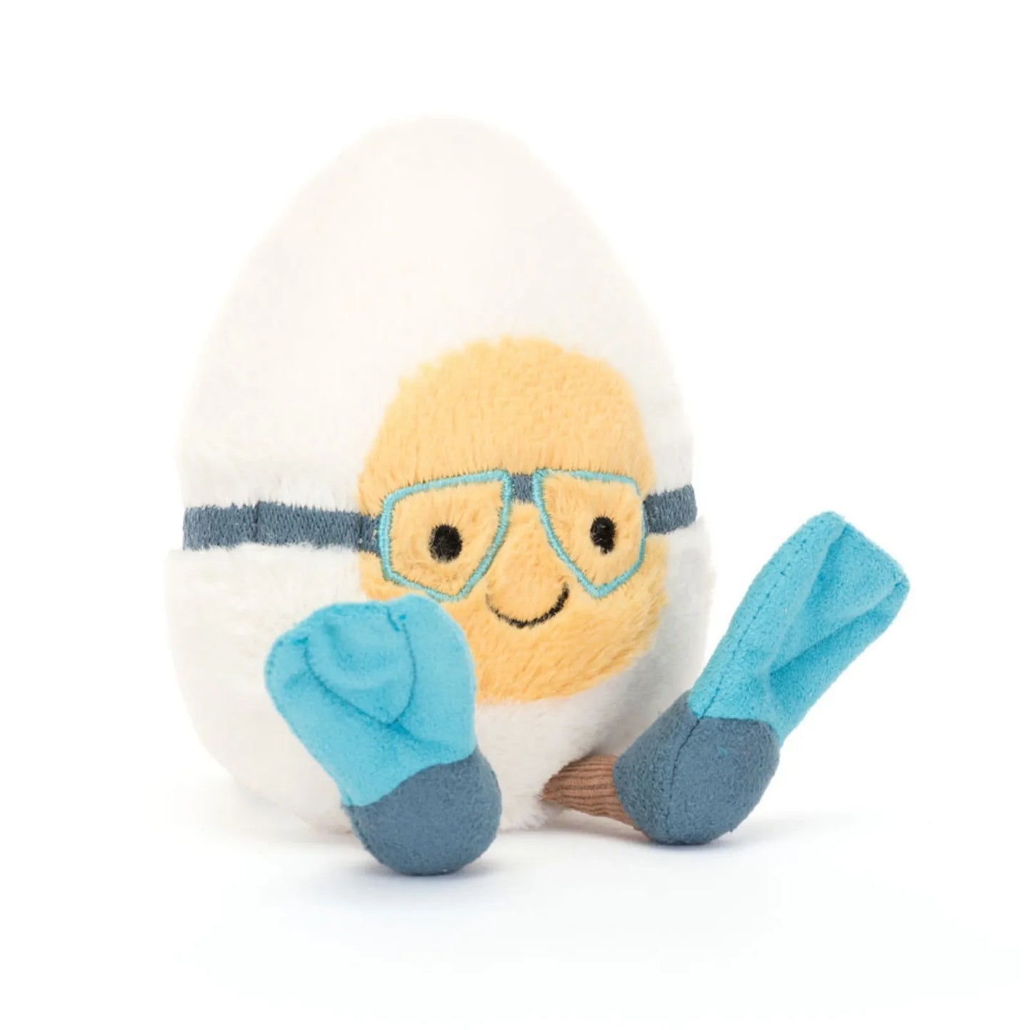 Lovely Soft Boiled Egg Cat Toy – Creative Pet Doll, Happy Smile Plush for Home, Holiday & Kids Gift