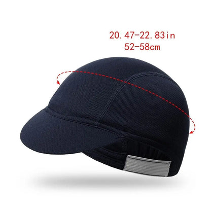 Breathable Quick-Dry Cycling Cap - Mesh Fabric Bicycle Hat & Helmet Liner for Outdoor Sports