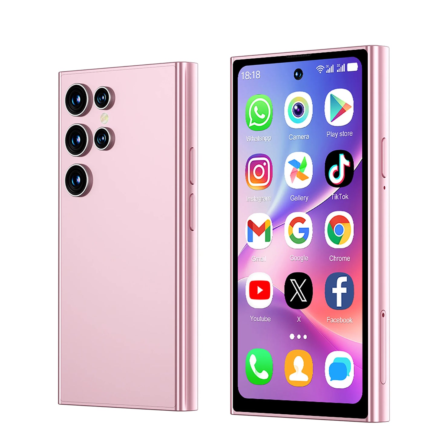 SERVO S27 Mini Android Smartphone - 4.0" Display, 2GB+16GB, 3G Dual SIM, WiFi, GPS & Face ID