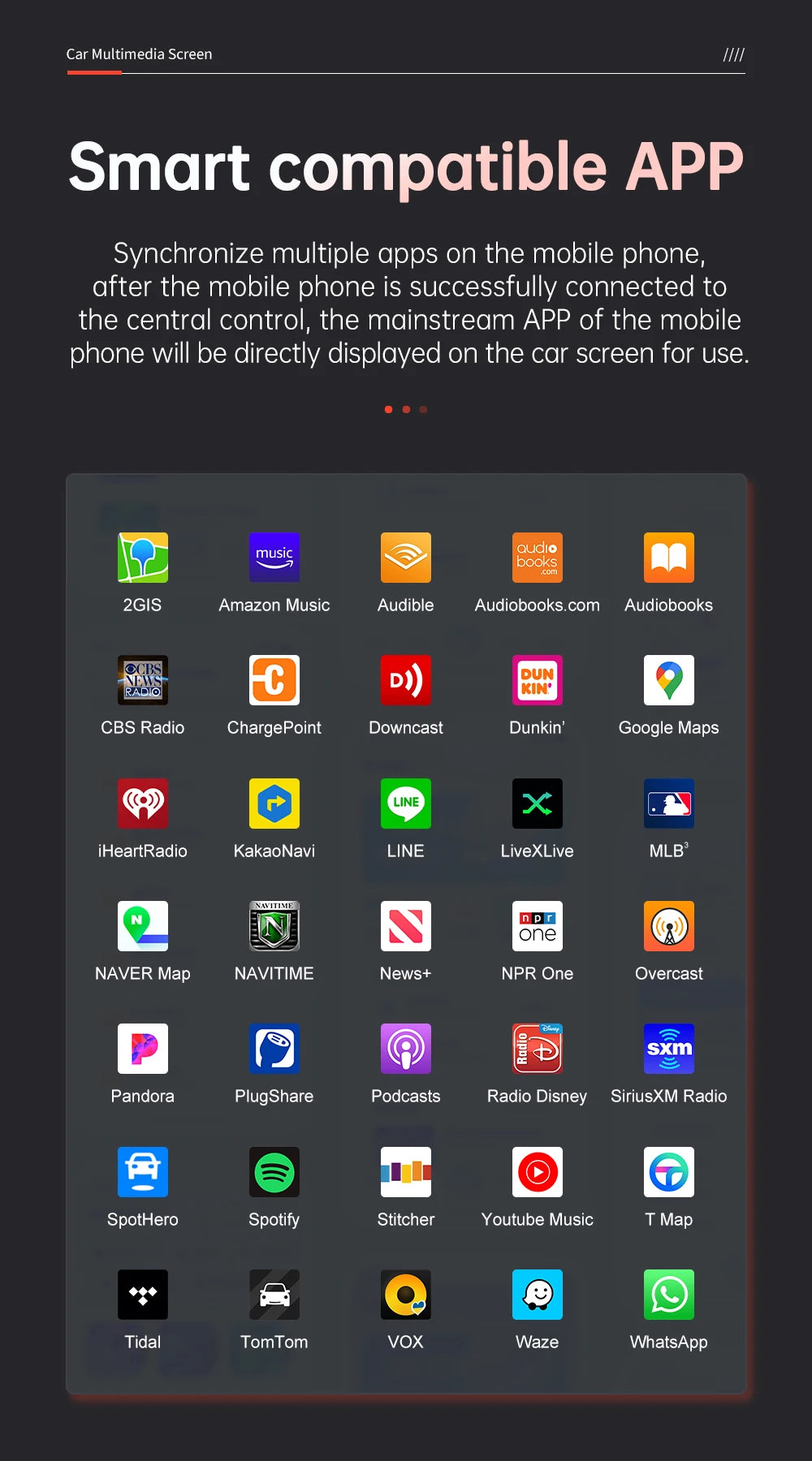1920x720 Multimedia Touch Screen - Wireless CarPlay & Android Auto for Mercedes-Benz C Class W205, GLC, V Class W447 (2015-2018) NTG5.0