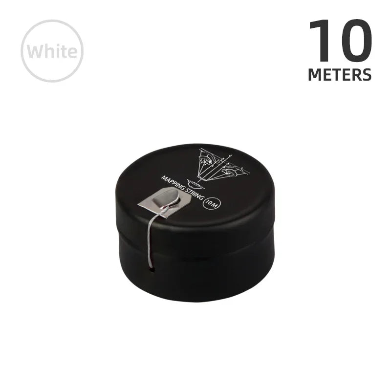 Microblading Eyebrow Mapping String - 10/20M Pre-Inked Brow Mapping Thread for Permanent Makeup Tattoo Design Tool