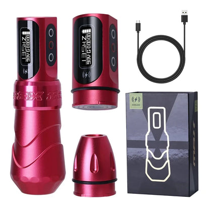 YILONG MAX Tattoo Machine Cartridge Pen – 2400mAh Coreless Motor Lithium Battery Pen Kit for Tattoo Artists