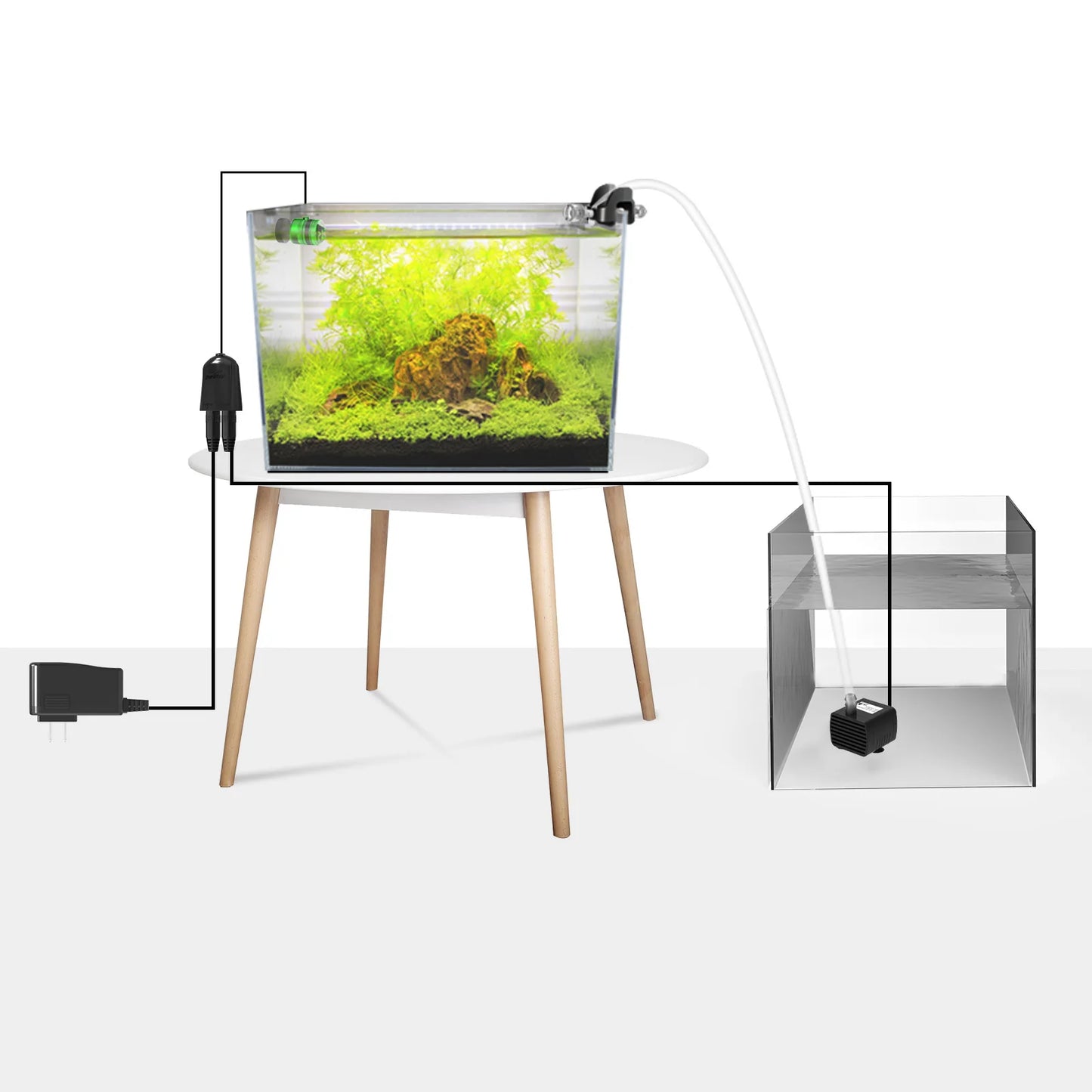 MagTool ATO-360P Smart Aquarium Water Refill Pump – Automatic Top Off (ATO) System for Fish Tanks with Filter Accessory