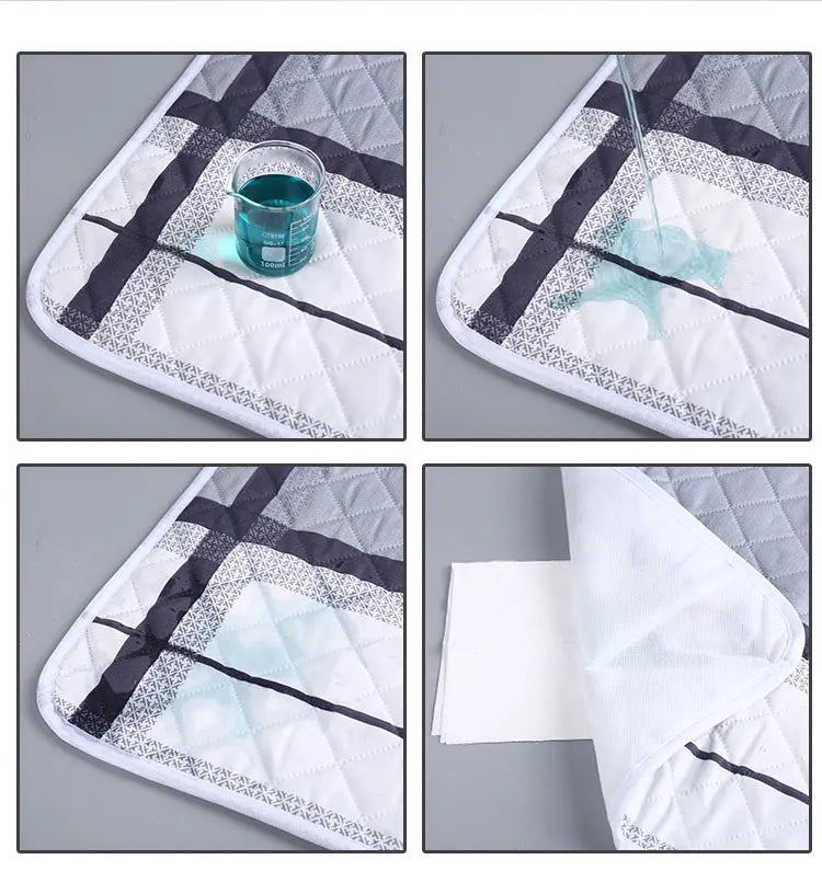 Waterproof Baby Mattress Protector – Washable Urine Mat with Cute Cartoon Design | Breathable Diaper Bedding Pad for Toddlers