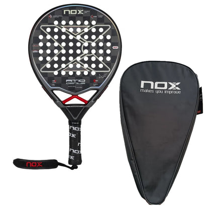 NOX Padel Tennis Racket - Carbon Fiber Diamond-Shaped EVA Sports Racquet