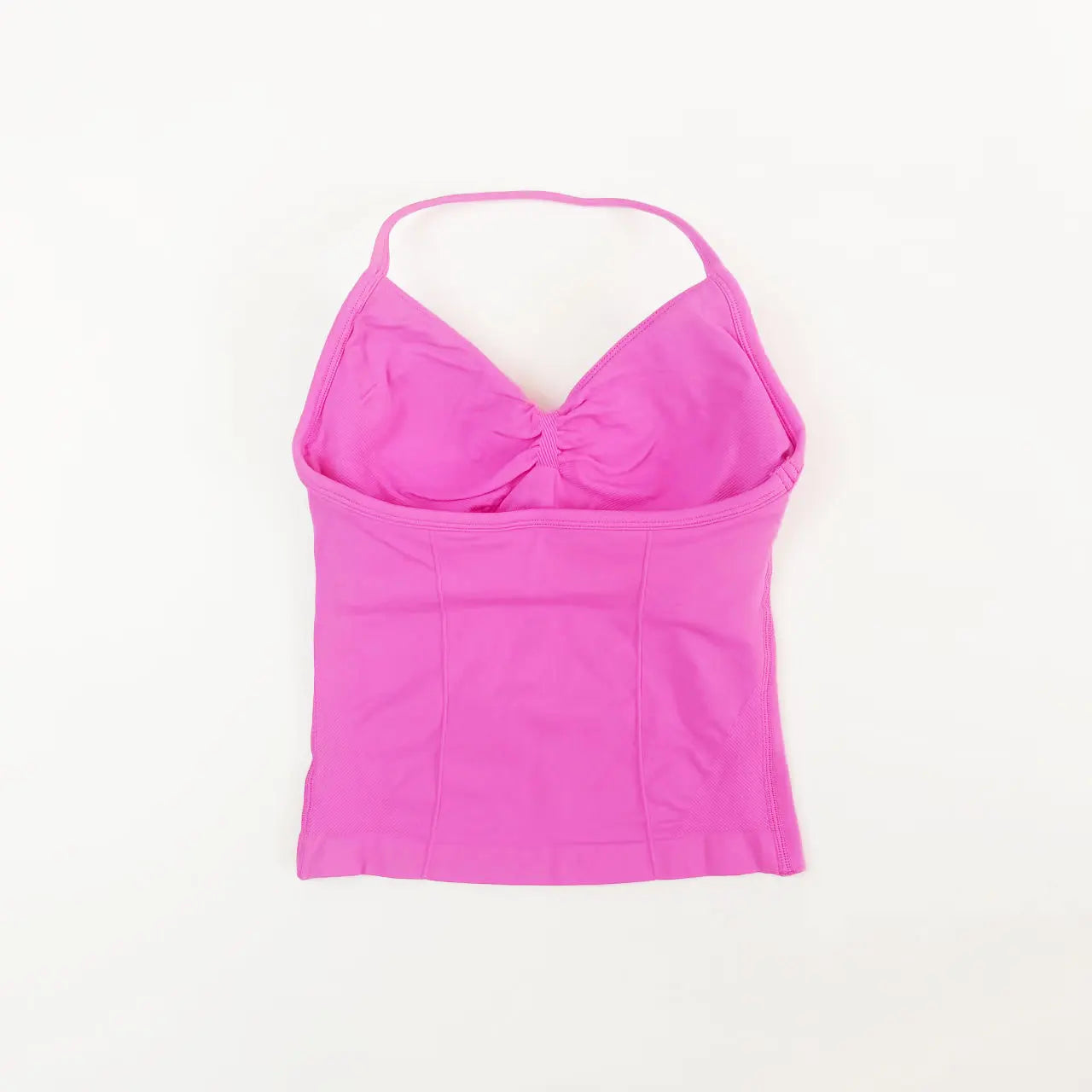 Women’s Longline Strappy Sports Yoga Vest Open Back Gym Tank Top Halter Running Fitness Bra Workout Top NCLAGEN Impact Style