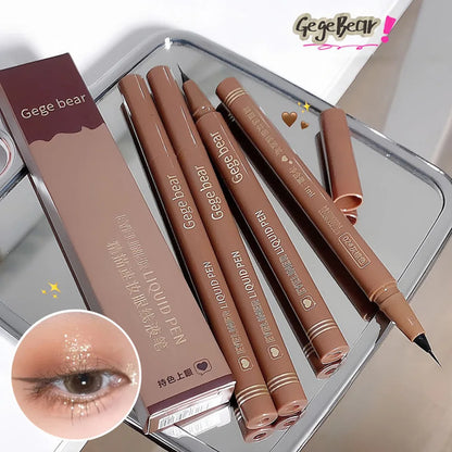 Gege Bear Liquid Eyeliner Pen – Waterproof, Smudge-Proof, Fast & Precise Makeup with Quick Drying Formula