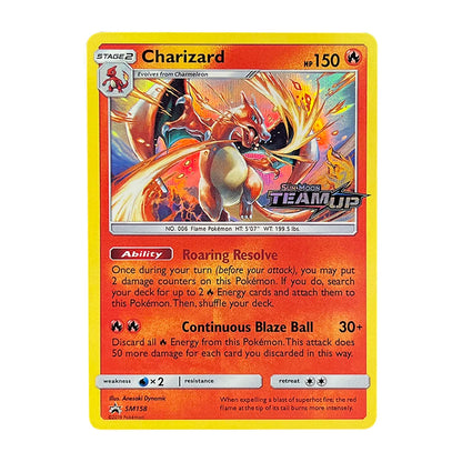 PKM Holographic Trading Cards – Charizard EX, GX, Rainbow Blastoise VMAX, Darkrai VSTAR for Collectors, Battles & Gifts