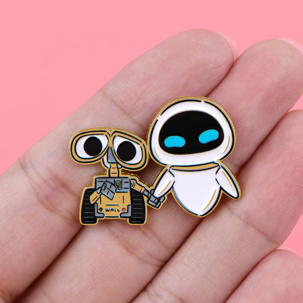 Cute Robot Enamel Pin - Cartoon Lapel Brooch for Coats, Clothing & Gifts