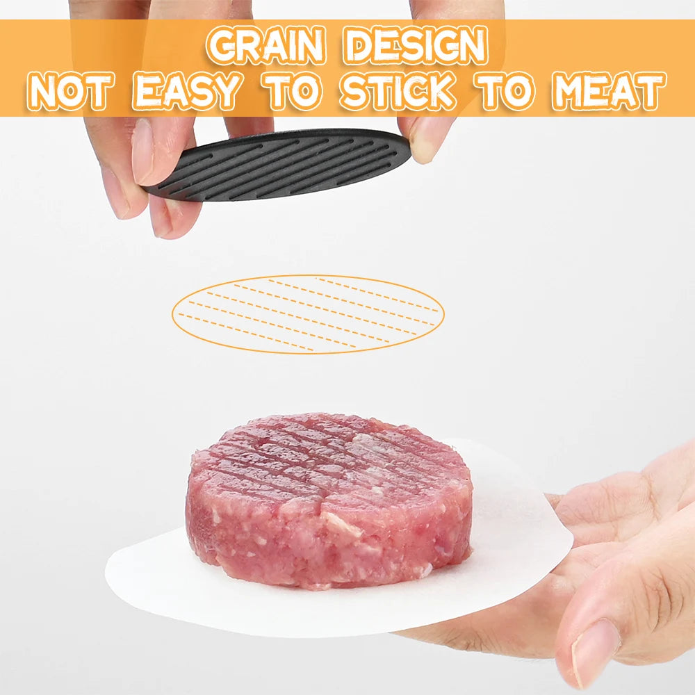 Hamburger Meat Press Maker - Non-Stick Round Shape Stuffed Burger Patties Grill Pie Press Mould - Kitchen Accessories