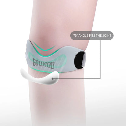 Patellar Knee Support Brace - Adjustable Compression & Breathable Shock Absorbing Guard