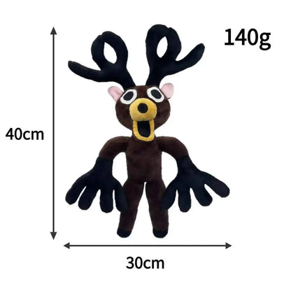 2026 New 99 Nights in the Forest Plush – Brown Elk, White Owl Stuffed Dolls & Pillows for Kids’ Gifts