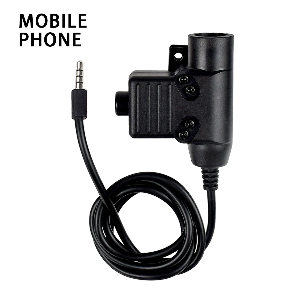 Tactical Bowman Elite II Headset – U94 PTT Communication Headphone for Kenwood & Baofeng UV-5R Radio Accessory